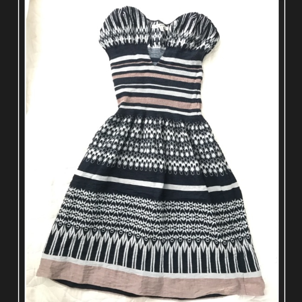 Max Studio "Fit & Flare" Print Dress